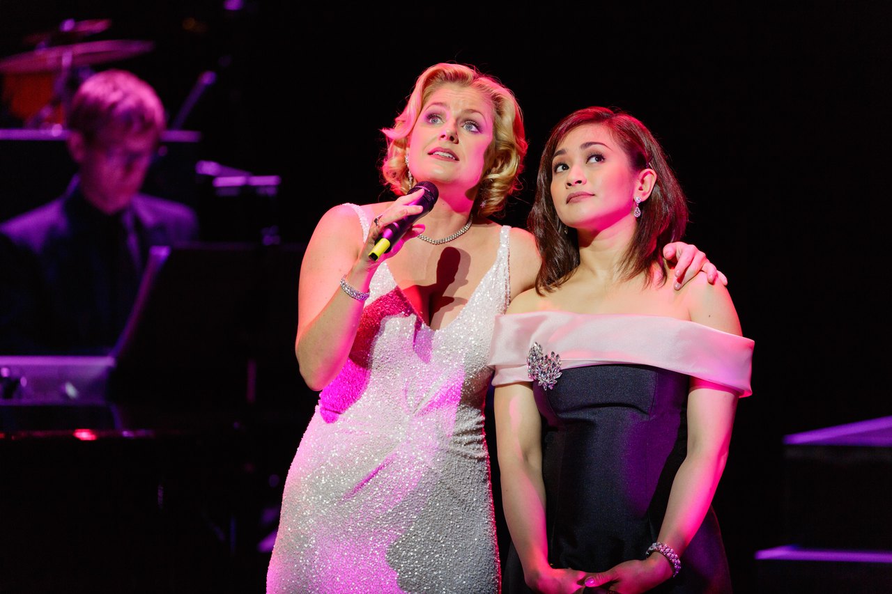 Helen Dallimore with Joanna Ampil